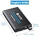 eSynic Kopfhörerverstärker Tragbar HiFi Kopfhörer Verstärker 16-300 ohm Headphone Amplifier HiFi Amplifier mit Wiederaufladbare Lithium-Batterie für MP3 MP4 Handy Laptop Tablet