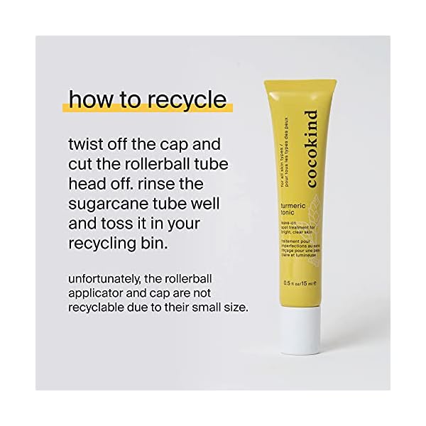 Cocokind Turmeric Tonic, Spot Treatment for Dark Spots and Blemishes with Organic Turmeric, Tea Tree Oil, and Witch Hazel