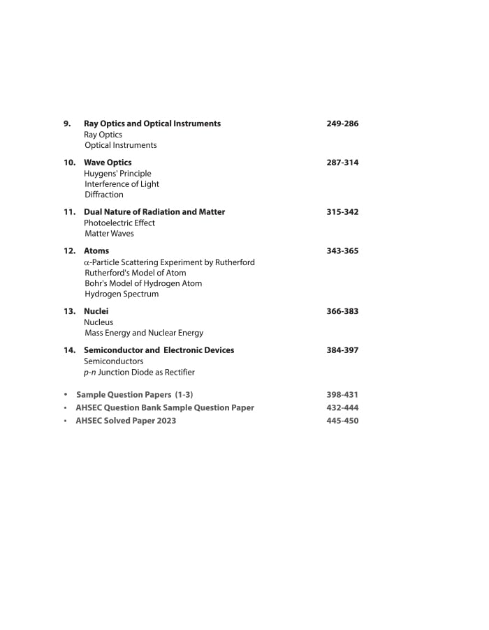 Exam Master Class 12th Physics for AHSEC Exam 2024 2