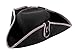 BLUE PANDA Black Pirate Hat and Patch - Adult One Size Fits Most, 22 in - Tricorn Style Hat for Cosplay & Costume Parties
