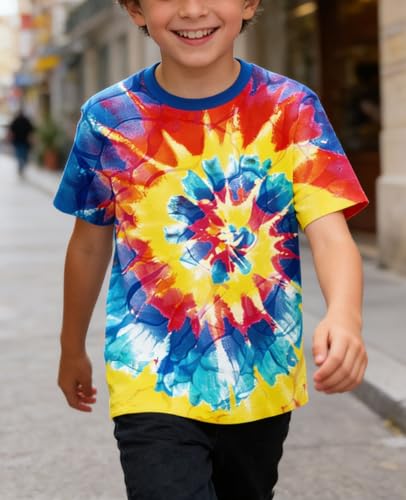 Image of LAIDIPAS Boys Girls 3D Graphic T-Shirt Short Sleeve Tops Tees 6-16 Years