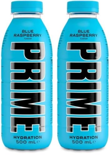 Image of PRIME HYDRATION Natural Flavor Prime Blue Raspberry Hydration Drink, 16.9 Fl Oz ? 500 Ml, 24 Pack