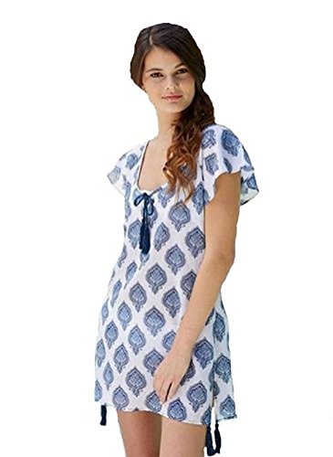 Tunique Navy Jaipur Mud Pie en taille M avec manches amples et fluides