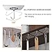 Adove Adhesive Hooks for Hanging, Heavy Duty Wall Hooks 20 Pack, Removable Sticky Ceiling Hooks, Transparent Self Adhesive Shower Hooks, Water & Oil Proof Strong 22lb(Max) Door Coat Hooks