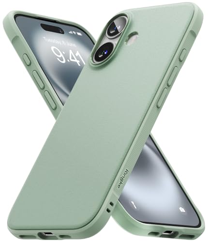 Image of Ringke Onyx Compatible with iPhone 16 Plus Case Cover Rugged Flexible Durable Anti-Slip TPU Protection Shockproof iPhone 16 Plus Back Cover - Mint
