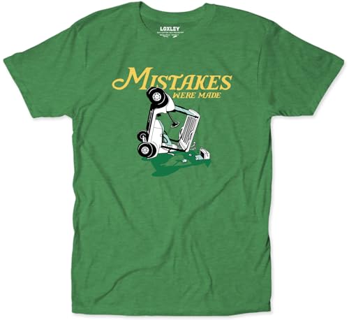 Mistakes were Made Funny Golf Cart Tipped Over Golfing Drinking