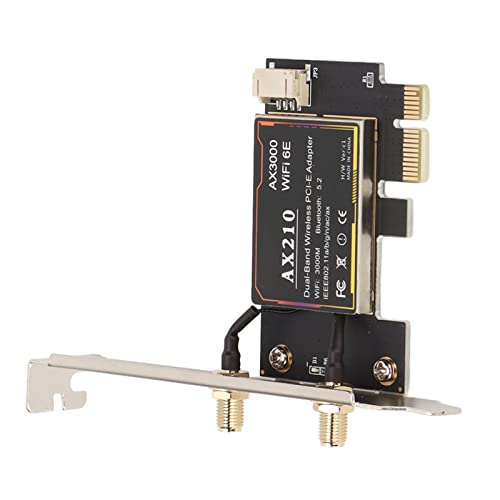 Carte WiFi Double Bande PCIe Gigabit pour PC de bureau Windows 64 bits