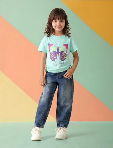 Image of Amazon Brand - Symbol Girl's Graphic Relaxed Fit T-Shirt