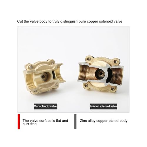 Électrovanne laiton 2 pouces 12V pour contrôle de l'eau - 6