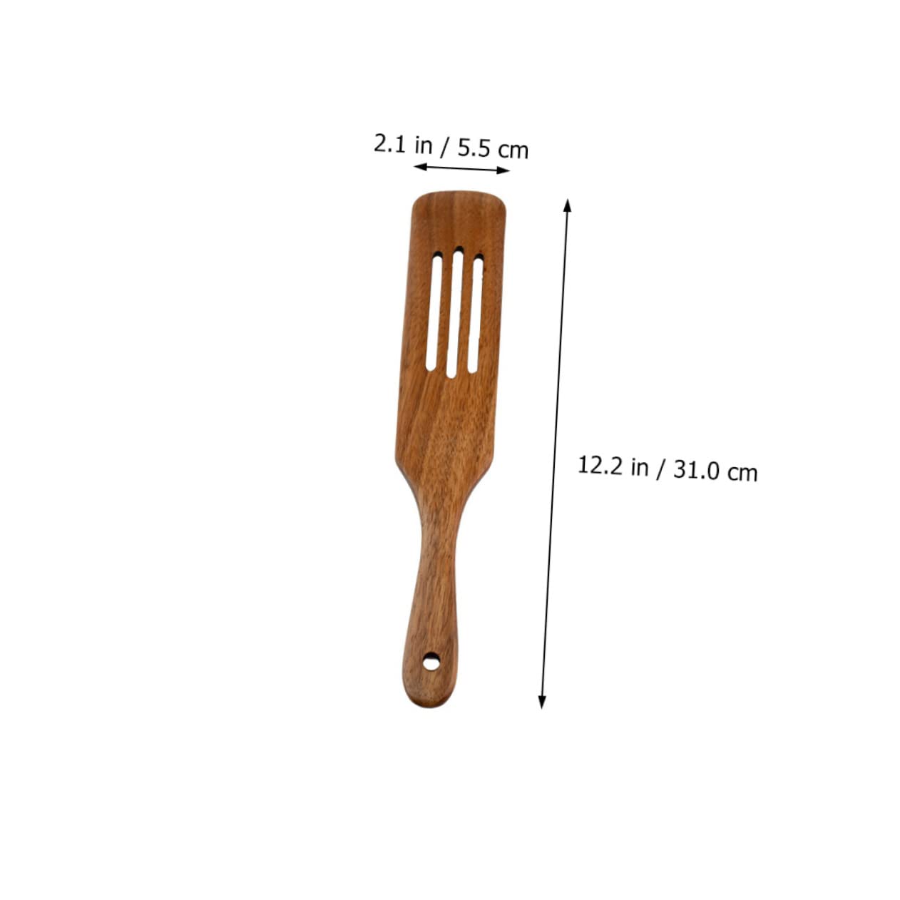 Amosfun 3 Set 2 Pezzi pala di legno kitchen attrezzi x tool tools environ termo spatola per burro spatole flipper tornitore per cucinare Stoviglie in legno utensili da cucina antiaderenti