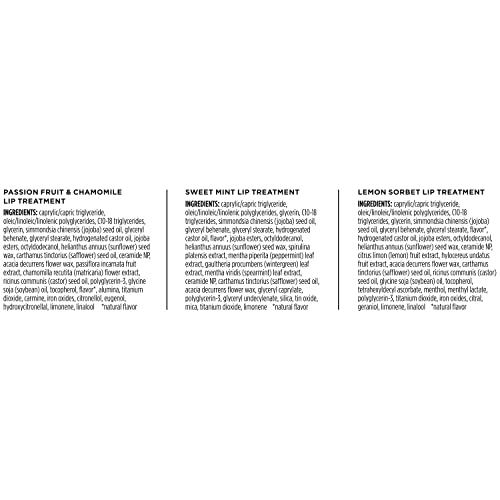 Burt's Bees Gifts Ideas, 3 Lip Mask Set - Overnight Intensive Treatment Revives & Nourishes For All Day Hydration, Passion Fruit & Chamomile, Sweet Mint & Lemon Sorbet #TOP5