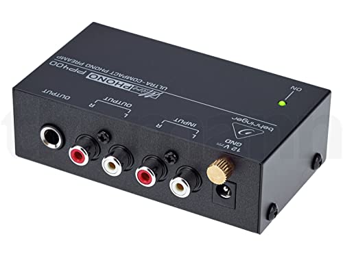 Behringer MICROPHONO PP400 et câble RCA Amazon Basics 2,5 m pour platine vinyle - 4