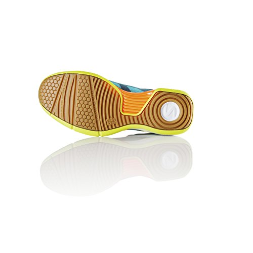 Salming Viper 3.0 Women's Indoor Court Shoe (Turquoise/Cactus Flower) (Numeric_6_Point_5) #TOP2