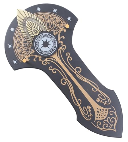 REPLIKSWORD Le Seigneur des Anneaux Plaque Mural Anduril Presentoir Mural en Bois et Acier