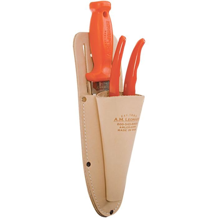 A.M. Leonard Deluxe Soil Knife, Pruner, and Sheath Combo