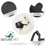 Nature Pet Giftköderschutz Hund/Leckschutz bei Wunden und OP/anstatt Plastik Kragen oder Halskrause/Schutznetz Lange Ausführung (L)