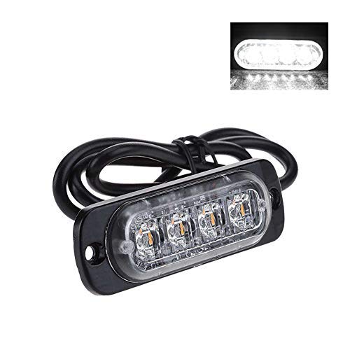 mecoco �f�C���C�g LED 2�Z�b�g �t���b�V�� �X�g���{ �x���� 12V-24V �ėp�ԗp�X�g���{ �t���b�V�����C�g �SLED ���P�x �ԐڏƖ��x���� �p�g���[�� �C���~�l�[�V���� (�z���C�g)