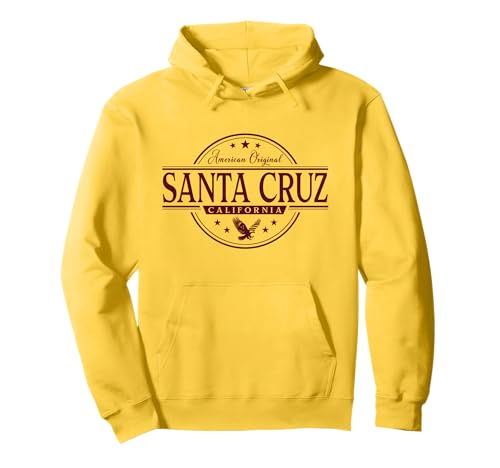 Santa Cruz California - Etiqueta Santa Cruz CA Sudadera con Capucha