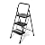 BOWEITI 3 Step Ladder, Folding Step Stool w/Wide Anti-Slip Pedal for Adults, 800Lbs Capacity Sturdy Ladder with Hand Grip, Lightweight Safety Stepladder for Household Office Kitchen Garden