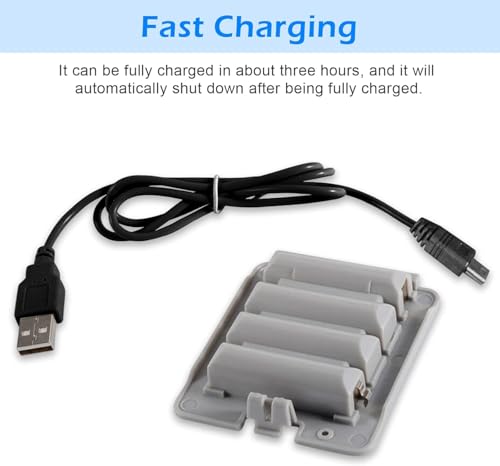 Image of 3800mAh Rechargeable Battery Pack & Cable for Wii Fit Balance Board High Capacity Battery Pack Replacement for Wii Fit Balance Board | High Capacity, Replacement Battery Pack, Fast Charging, for Wii Fit Balance Board
