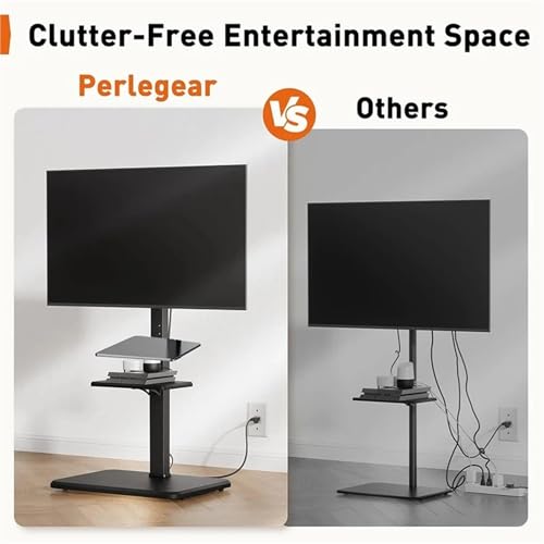 Soporte móvil para TV de 32-65 pulgadas ajustable en altura miniatura 6