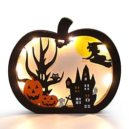 FOIMAS Halloween Wooden...