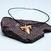 Natural Shark Tooth Necklace for Boys, Genuine Fossil Shark Teeth Jewelry for Men, Cool Beach Necklaces for Teen Girls, Beachy Surfer Necklace for Women (Black - Extra Small)