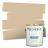 PRESTIGE Paints Interior Paint and Primer In One, 1-Gallon, Flat, Comparable Match of Benjamin Moore* Blanched Almond*