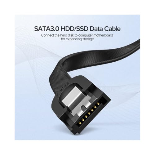Cable SATA 3.0 para disco duro SSD HDD 6Gbps recto miniatura 4