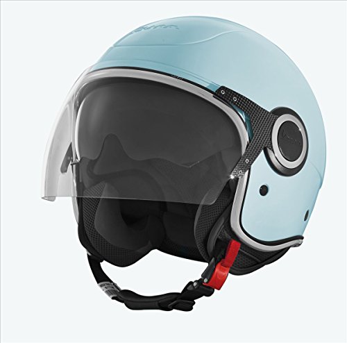 Preisvergleich Produktbild Jethelm Vespa VJ Jubiläumsmodell 70 Jahre, hellblau