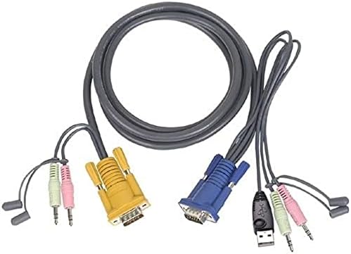 IOGEAR Micro-Lite Bonded All-in-One USB KVM Cable, 15 Feet, G2L5305U image 4