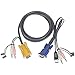 IOGEAR Micro-Lite Bonded All-in-One USB KVM Cable, 15 Feet, G2L5305U