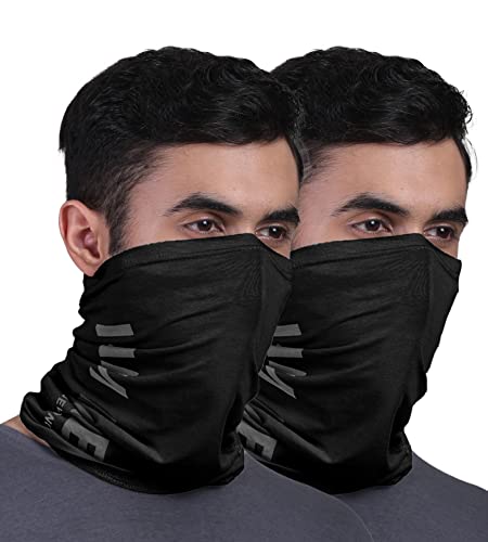 FREECULTR Unisex Printed Bamboo Bandana Anti Microbial Multipurpose Headband Cloth Face Mask for Dust and Sun Protection