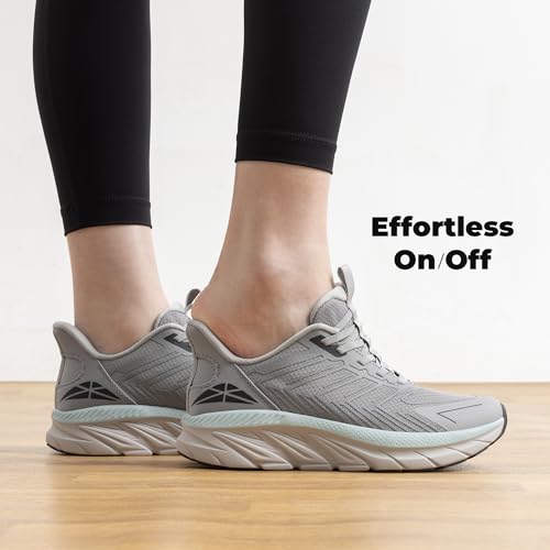Image of ALLSWIFIT Women's Slip On Walking Shoes Running Comfortable Tennis Breathable Non Slip Athletic Gym Workout Cross Training Fashion Sneakers