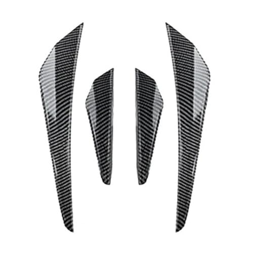 Lame avant Golf 8 R GTI look carbone pour masquer les rayures du pare-chocs bas