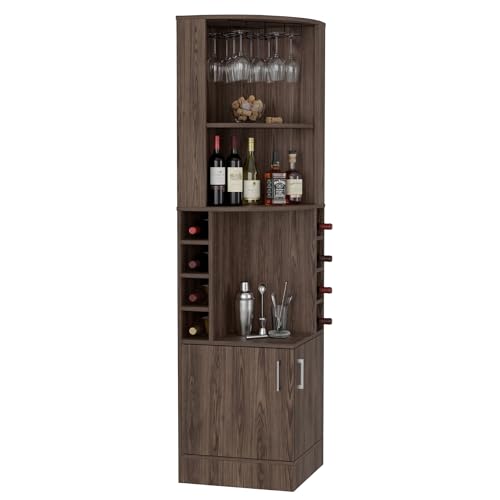 Tuhome Syrah Corner Bar Cabinet