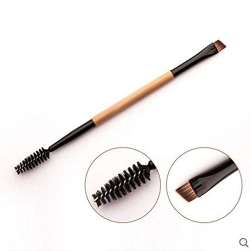 HaloVa Eyebrow Brush, Double-end Brow Lash Brush, Durable Portable Fashionable Makeup Brush Grooming Tool