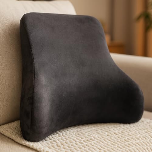 Image of Homerz Ergonomic Lumbar Support Cushion for Office Chair & Car Seat | Orthopedic Memory Foam Backrest for Long Sitting & Back Pain Relief (Ultimate Back Seat)