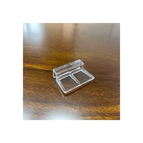 Vokowin 12 Pcs Aquariums Fish Tank Acrylic Clips Aquarium Fish Tank Glass Cover Clip - Image 3