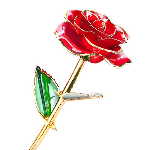 Merisny Rose artificielle éternelle en or 24 carats Cover