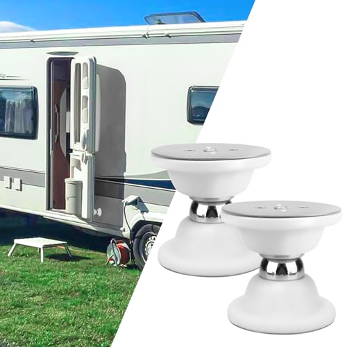 RV Door Holder Magnetic Baggage Door Catch Latch for Recreational Vehicle - Camper, Trailer, Motor Home, Boat Compartments, Cargo (2 Packï¼ŒWhite)