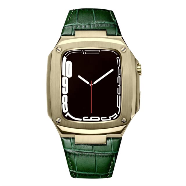 Bracelet en cuir de veau pour Apple Watch résistant pour remplacer le silicone d'origine