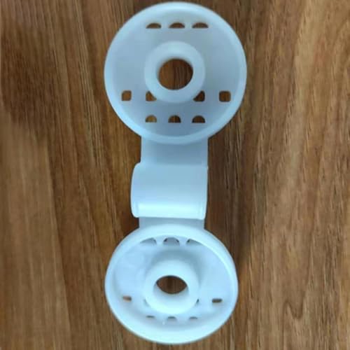 Morsetti per pellicola serra e rete ombreggiante, perfetti per uso esterno tenda (20 pezzi, bianco)