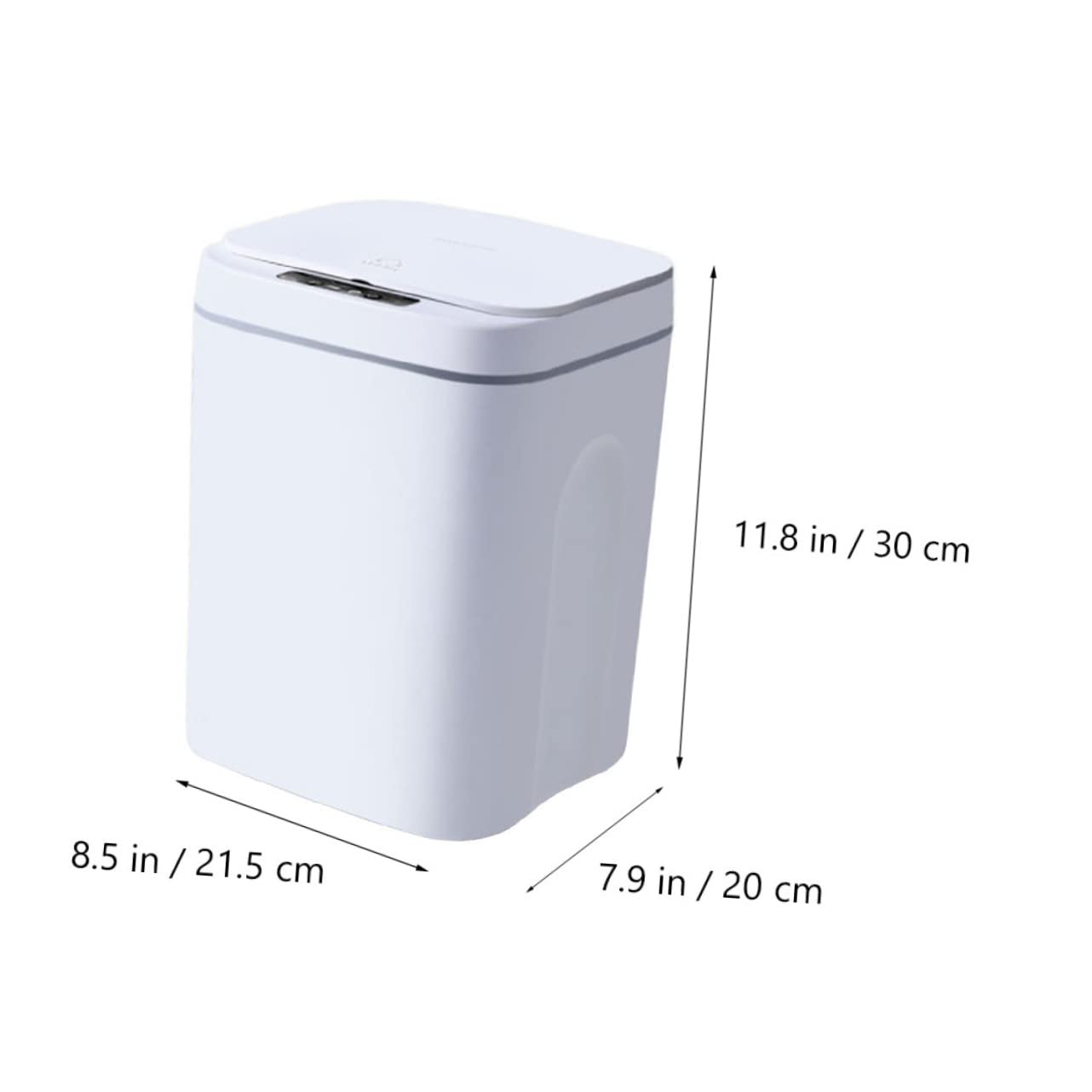MAGICLULU Automatic Sensor Trash Can Touchless Induction Waste Bin with Lid Capacity for Kitchen Bathroom Office Use Smart Design Easy to Operate Rechargeable