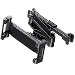 Eastrise Adjustable Car Headrest Tablet Mount Holder Auto Backseat Tablets Stand for Kids Compatible with iPad Air Mini/Cell Phone/Galaxy Tab or Other 4.7-10.5" Device (Black)