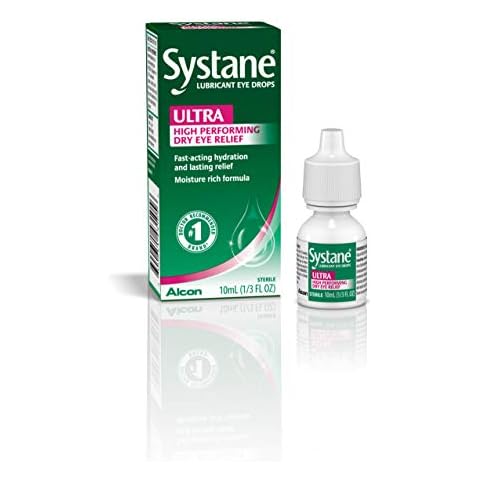 Systane Ultra Lubricant Eye Drops, Artificial Tears for Dry Eye, Single Pack, 10 ml Cover