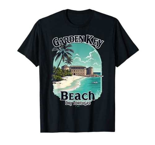 Tropical Beaches Garden Key Beach Dry Tortugas Florida Keys T-Shirt