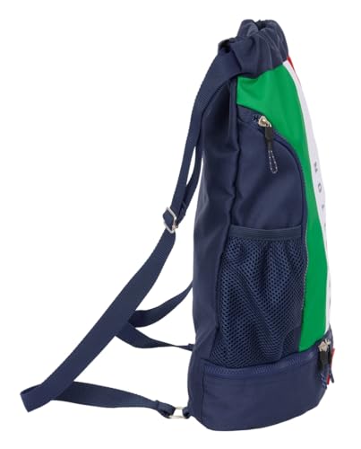 Mochila saco ligera Benetton Flag para niños espaciosa cómoda versátil y resistente 3