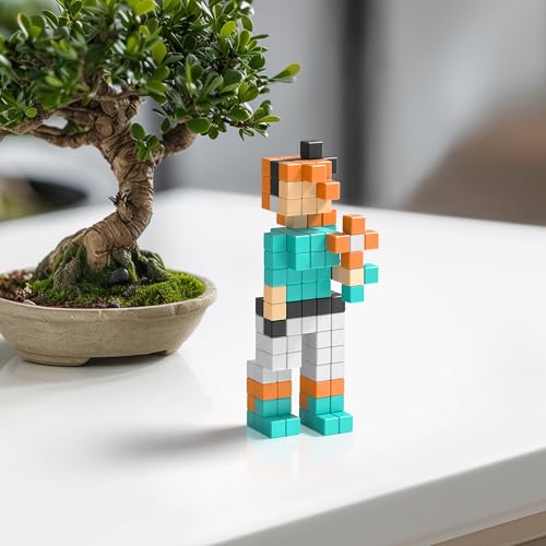 PIXIO Manga - Tiny Magnetic Blocks Building Toy in The Pixel Art Style with Free App - 5/16" Plastic Cubes with 6 Magnets Inside - Open Ended Toy - Creativity kit for Ages 6+ - Image 5