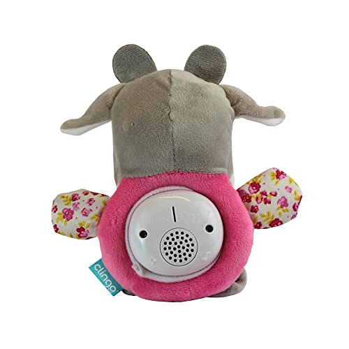 Clingo Pelucia Vaquinha Musical Rosa, 2896